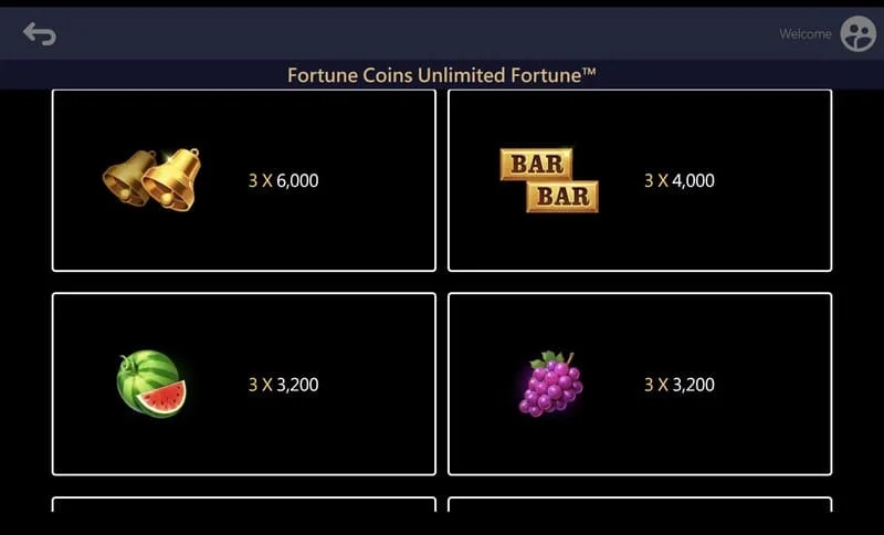 Fortune Coins Unlimited Fortune - проширено поле 3 на 5 со собирање монети